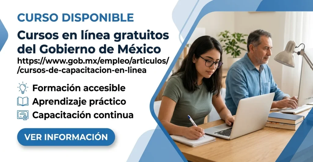 Cursos en línea gratuitos del Gobierno de México