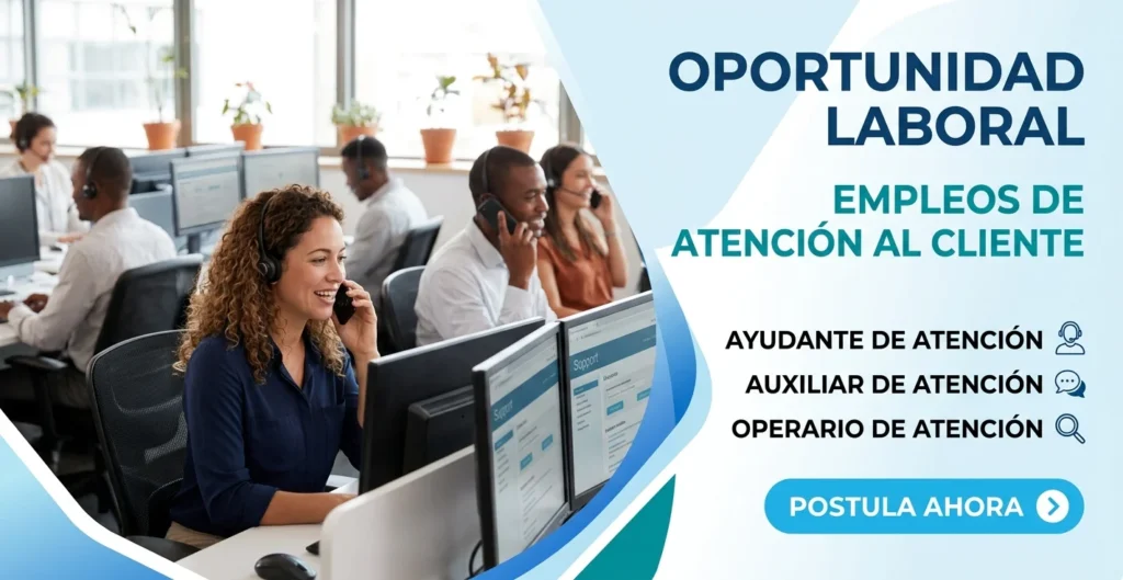 EMPLEOS DE ATENCIÓN AL CLIENTE